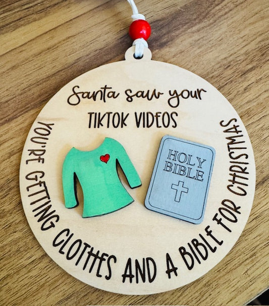 Sassy Christmas Ornaments/Package Tags - STV