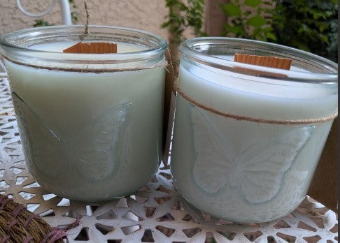 Butterfly Jar Candle- $22.00