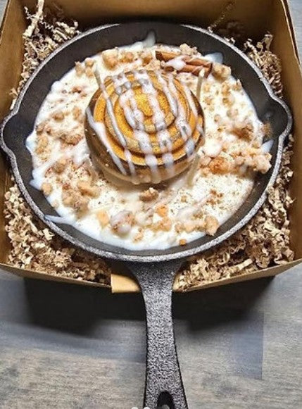 CinnaRoll Skillet Candle- $50.00
