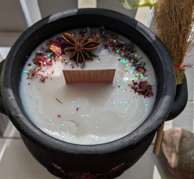Witch Cauldron Candle-Large- $28.00
