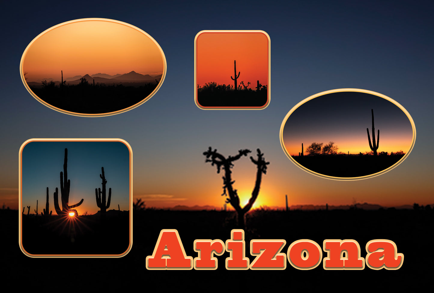 Arizona Sunsets Postcard