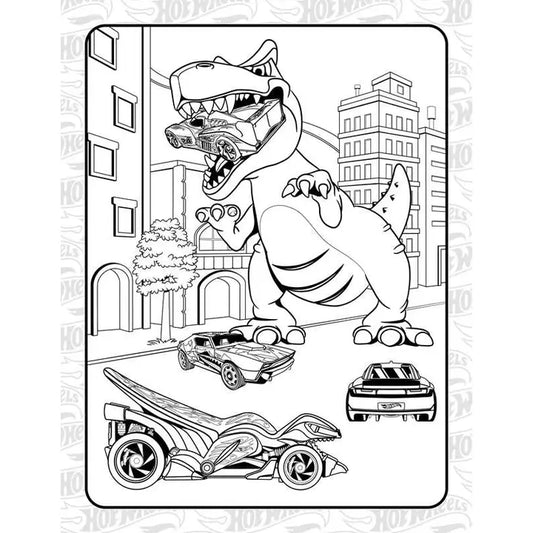 Hot Wheels Giant Coloring Book - STV