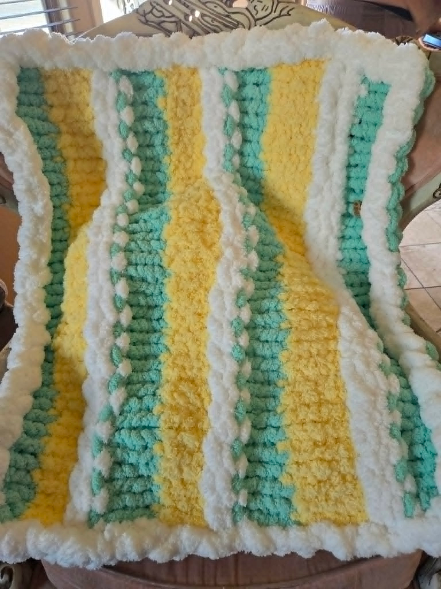 Hand-Knitted baby blanket