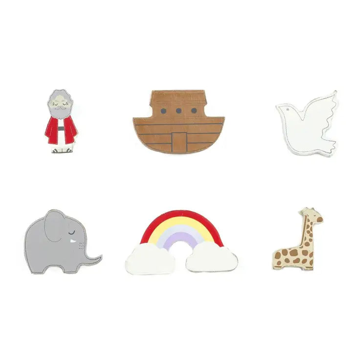 Letterboard Wood Shaped Noah's Ark Tiles - STV
