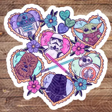 Star Wars Theme Sticker - STV