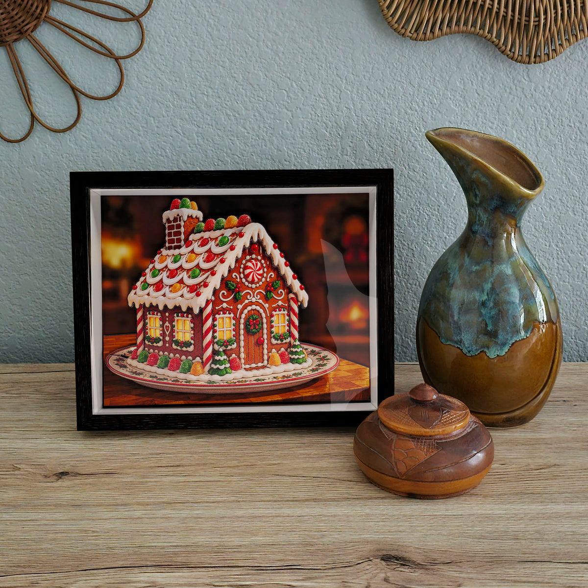 3D Christmas - Gingerbread House - Arid Desert Design