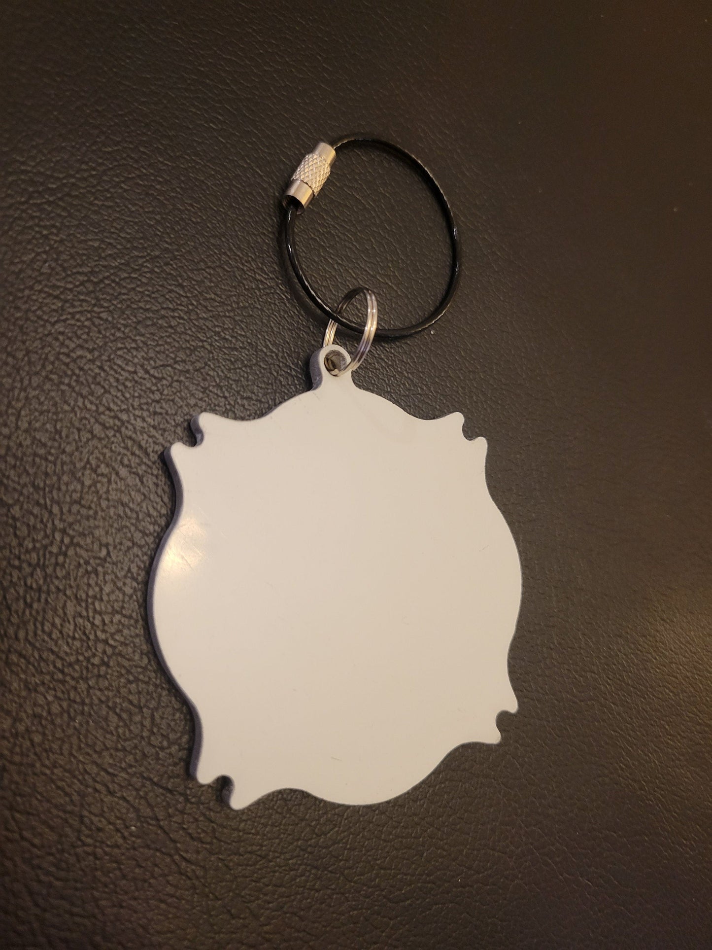 Hero tags Plain White Maltese "White aluminum" Tag