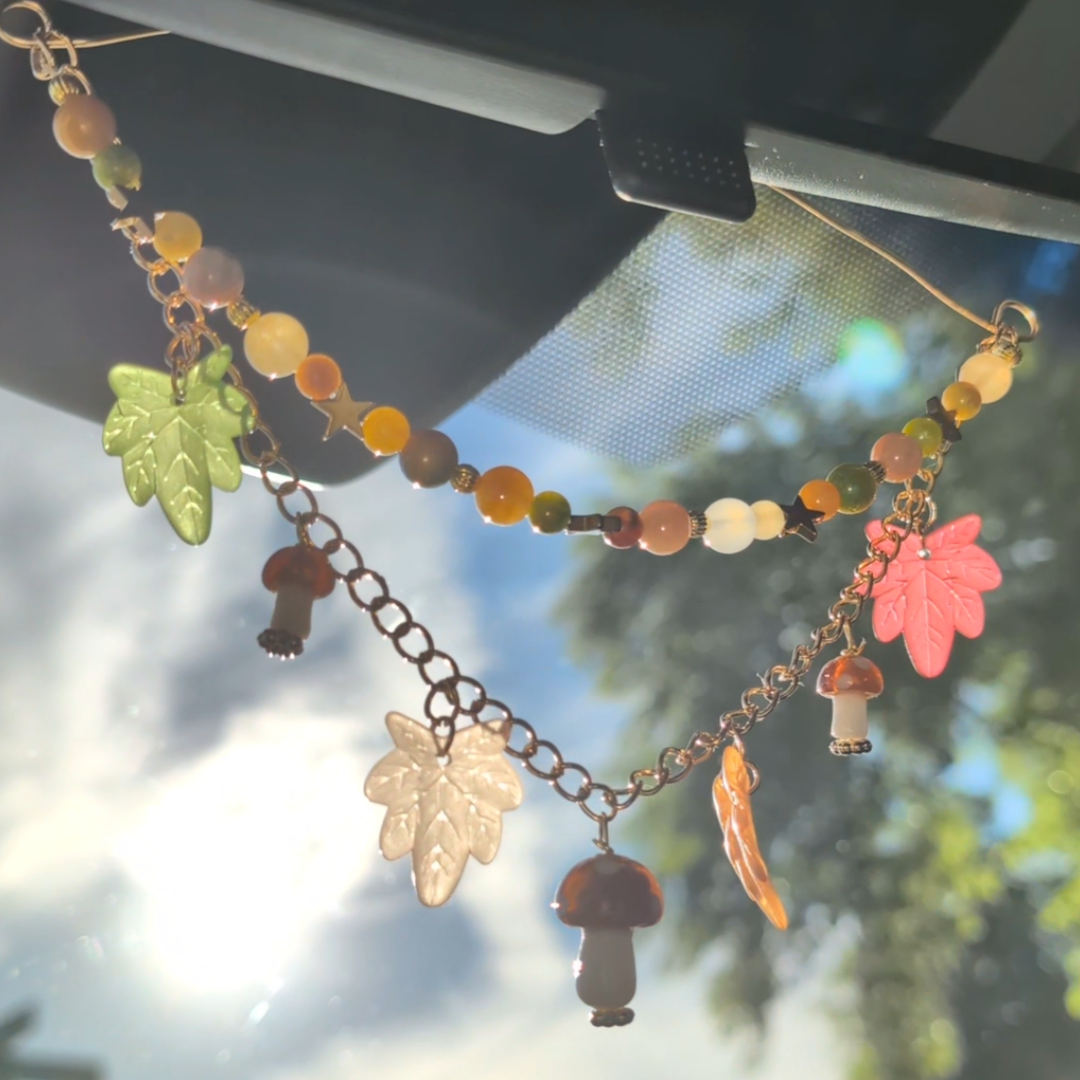 Autumn Leaves Car Necklace/Charm