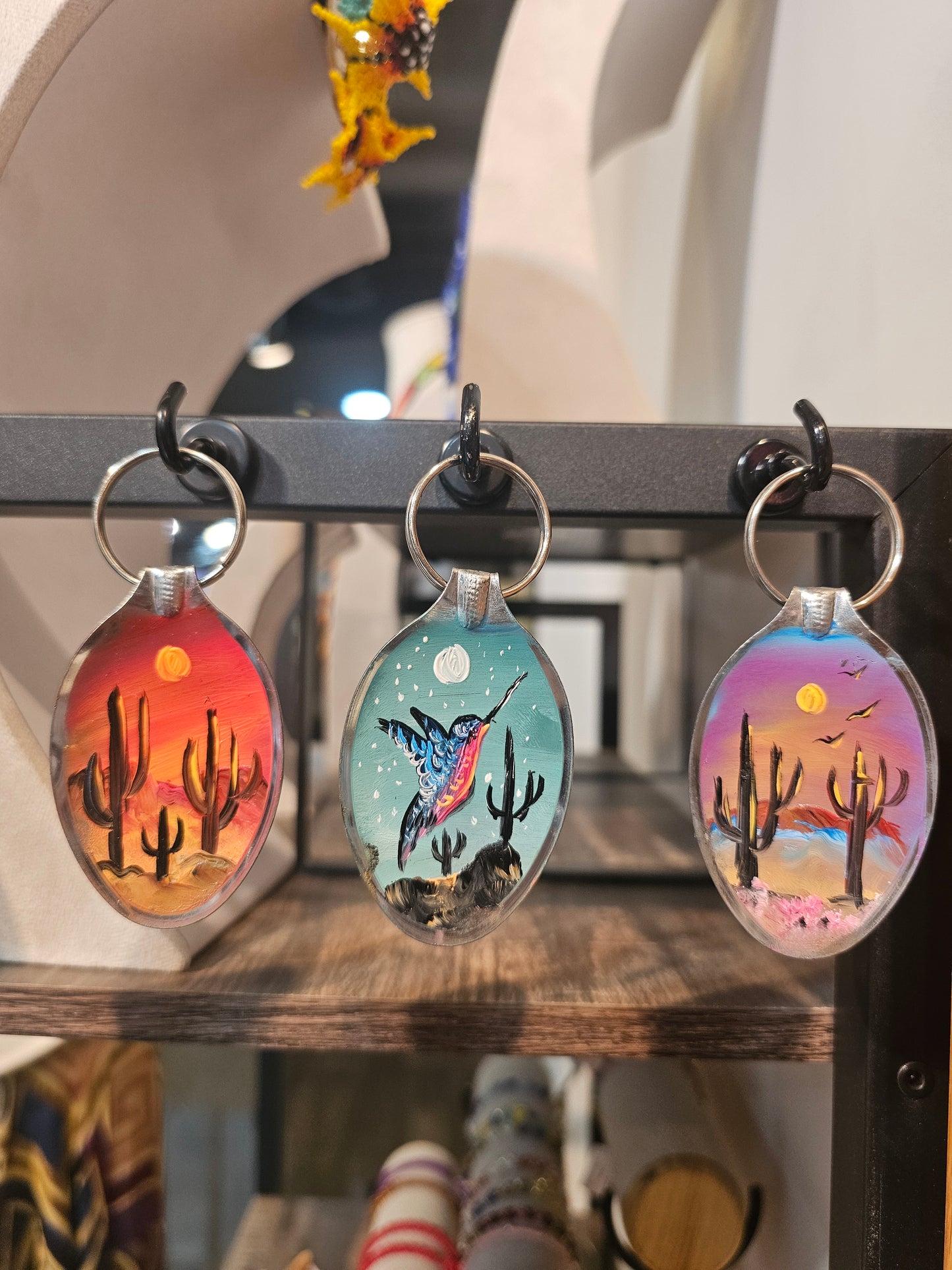 Keychain Painting on Spoon @amorfashionshop.com
