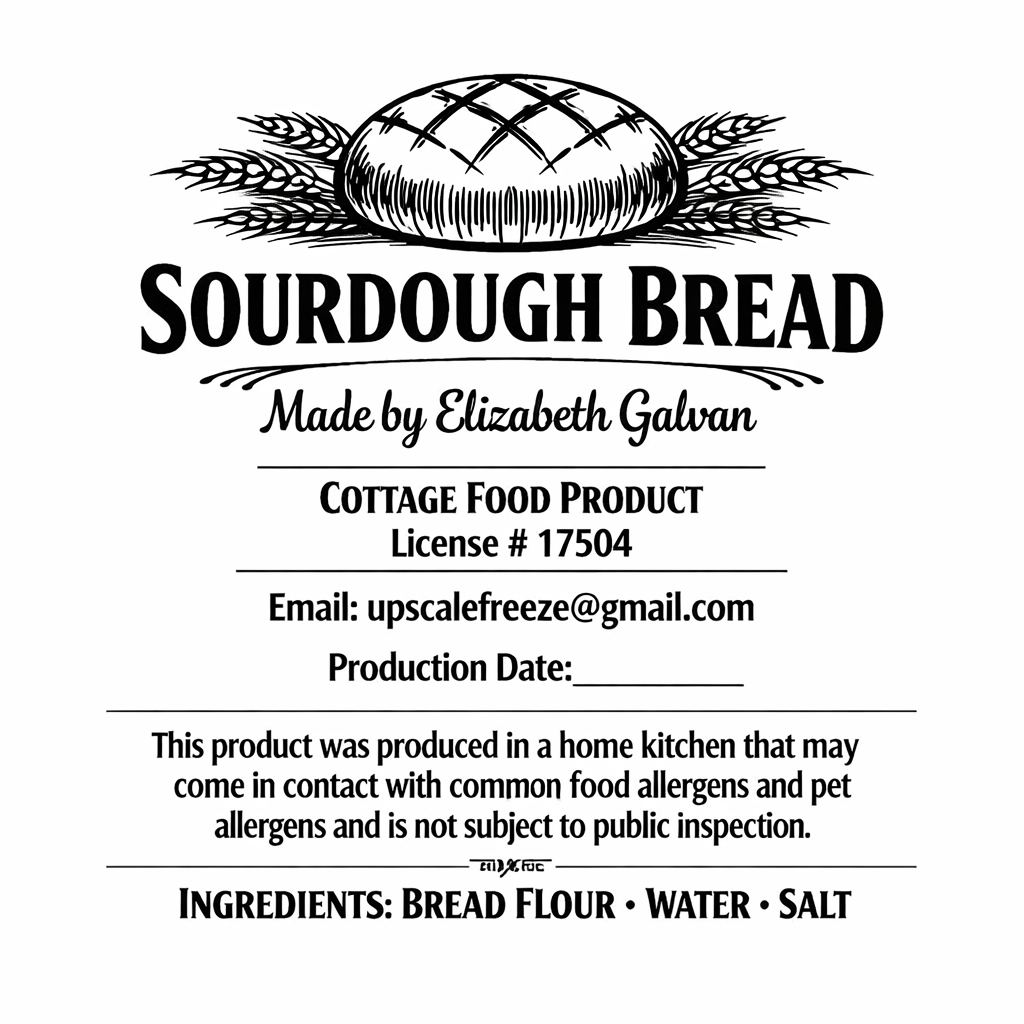 Sourdough bread Treat Yourself Boutiques