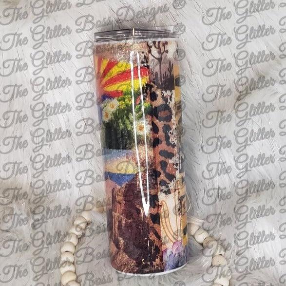 Arizona Life - 20 oz Skinny - Glitter Boss
