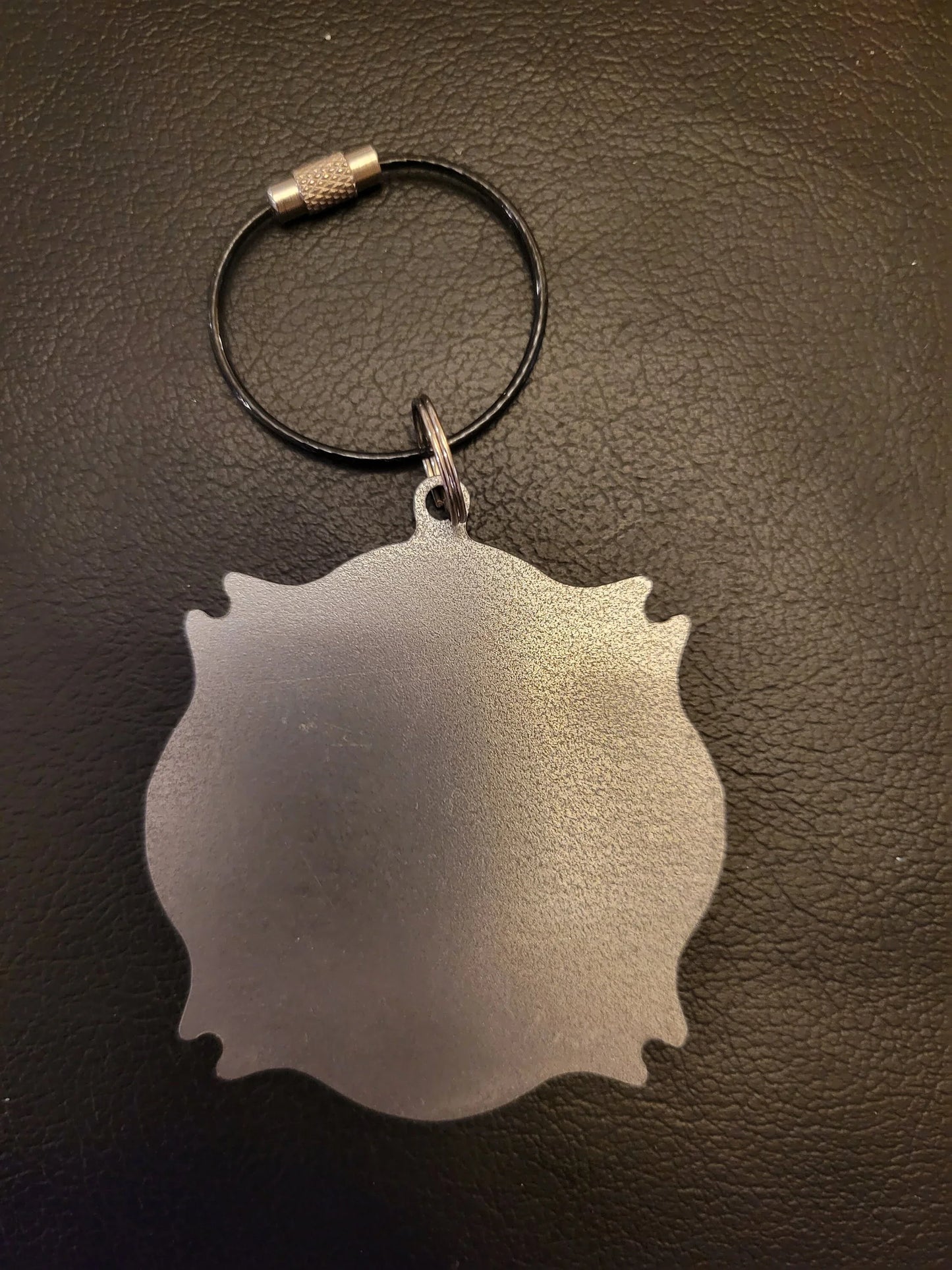 Plain Red Maltese "RED Steel" Tag