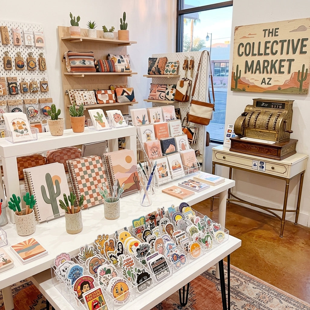 Stationary and office products at the collective market Arizona