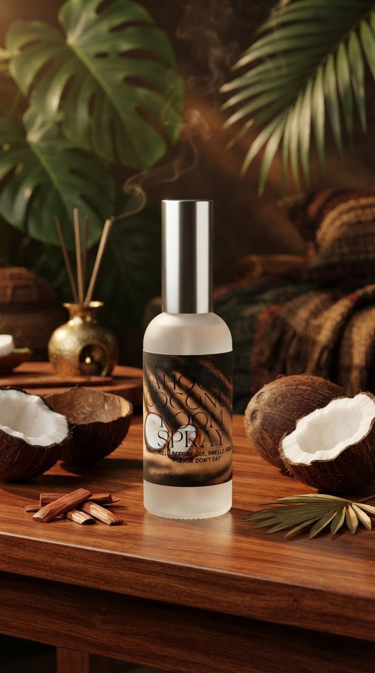 Mahogany Coconut Room Spray