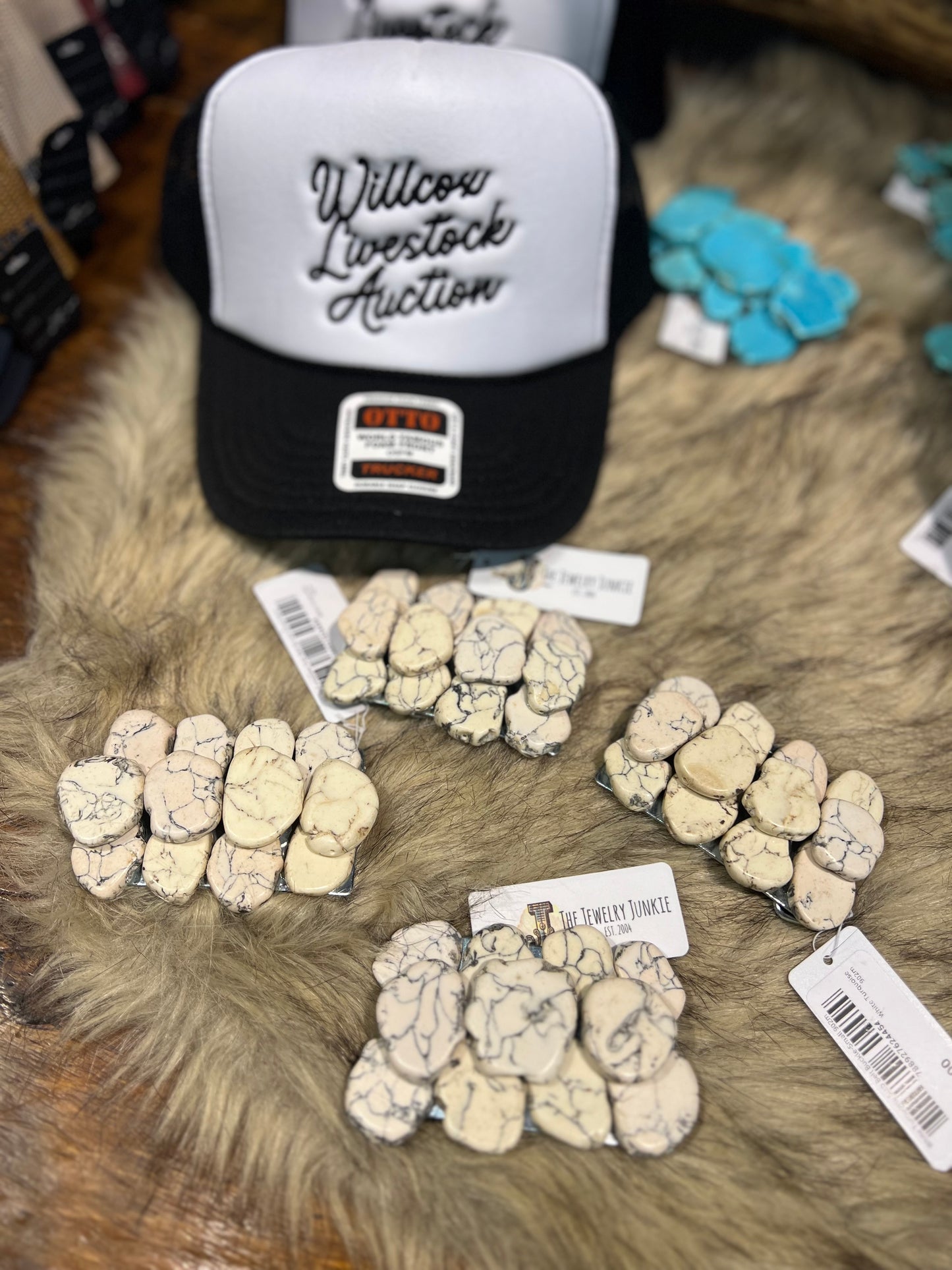 Turquoise Cluster Belt Buckle- Tiny Cowboy Trading Co.