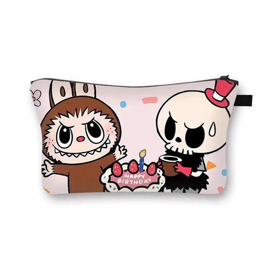 Labubu Cosmetic Bag Portable Toiletry Bag - STV