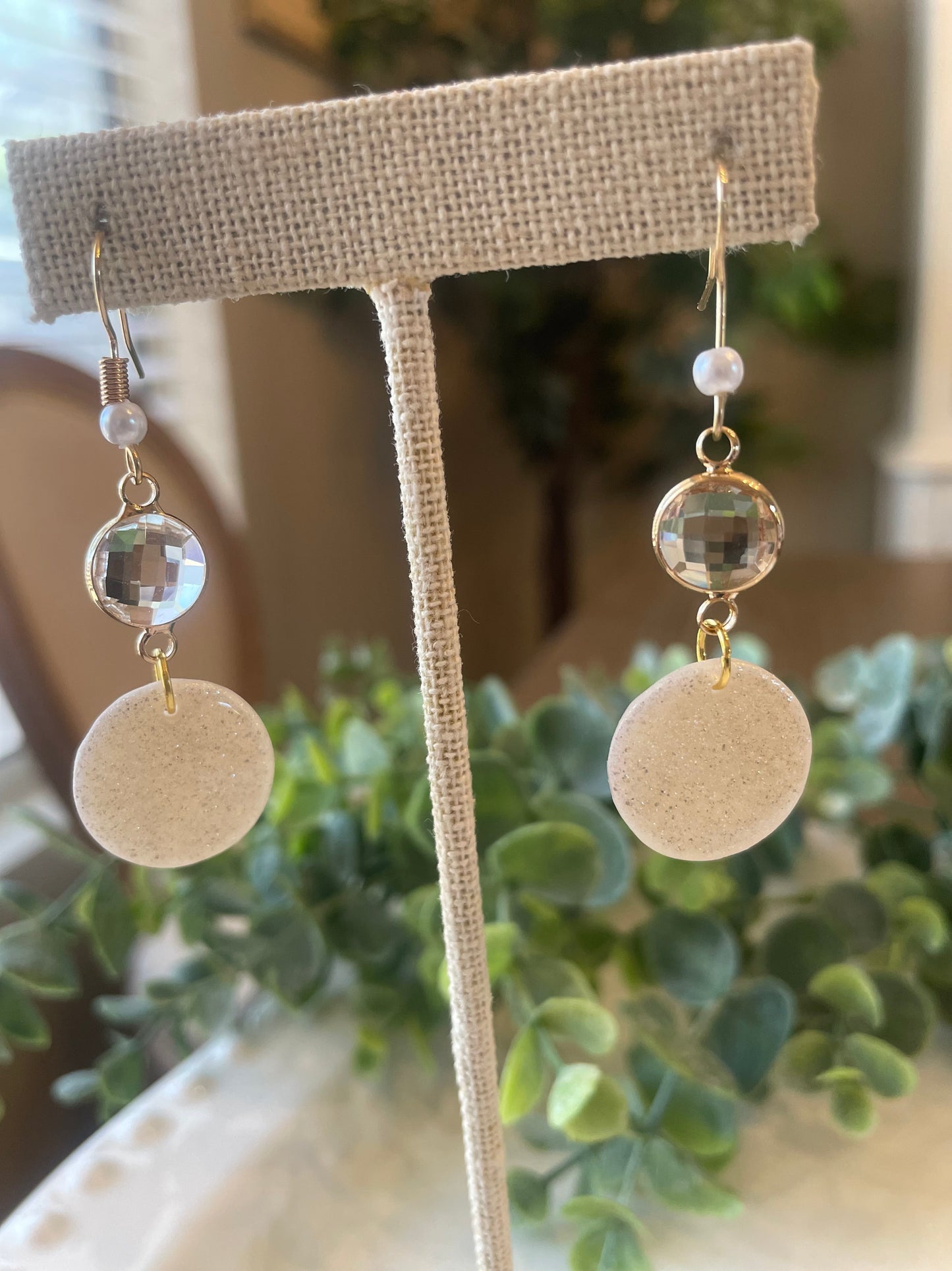 Handmade Polymer Clay Earrings |Sand & Sea - Mimi Co Handmade Jewelry