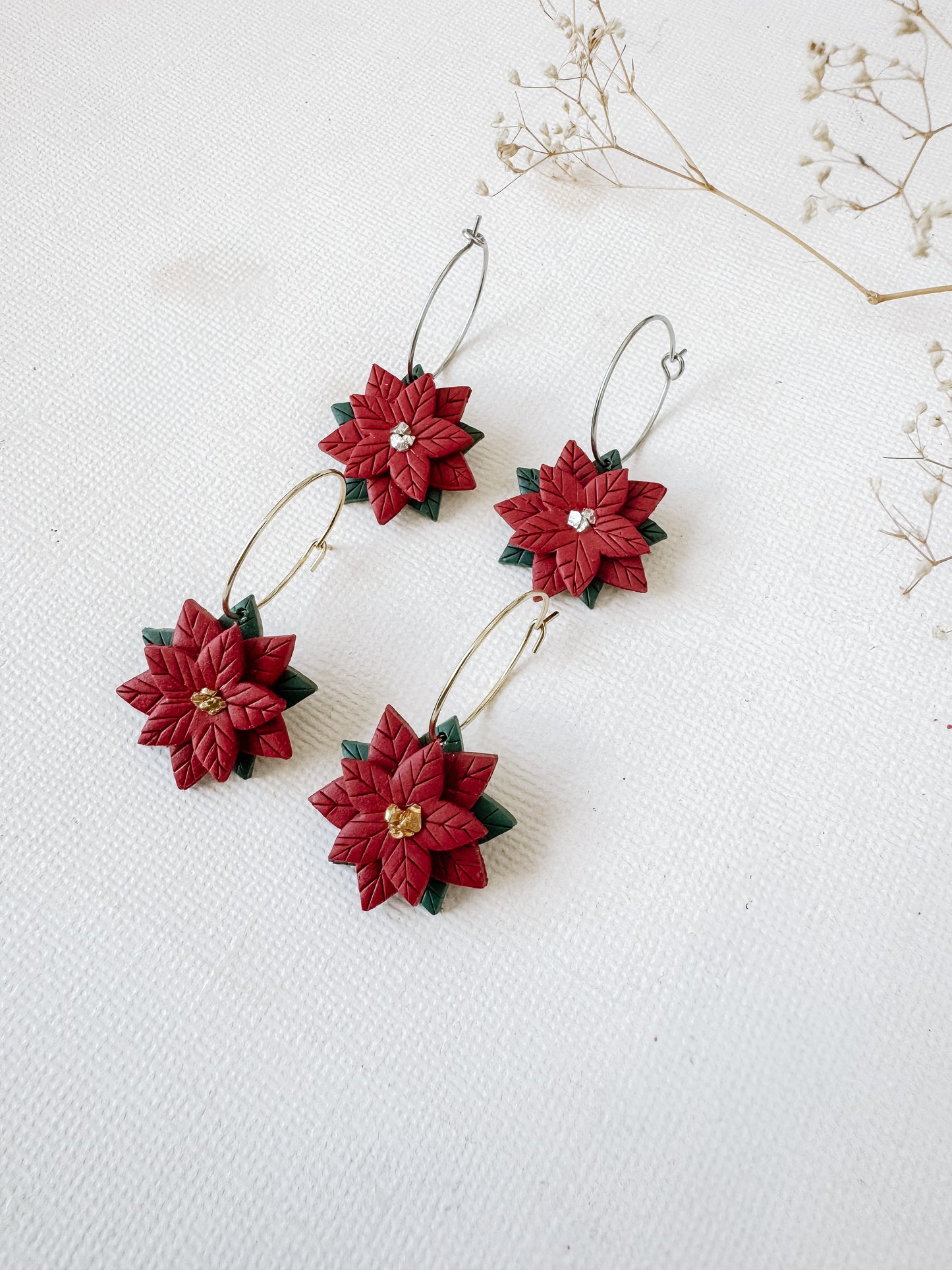 Poinsettia Hoops- DesertReign