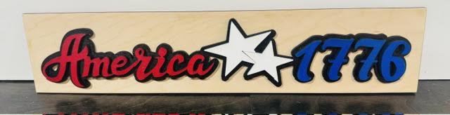 Shelf Sitter (4th of July) - CHD (CLEARANCE SALE)