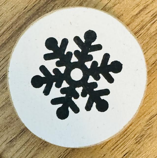 Letterboard Wood Shaped Christmas Snowflakes - BURLAPITUP