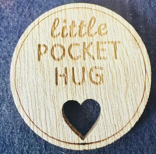Wood Pocket Hug - CHD