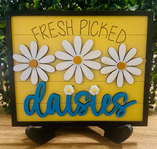 Shelf Sitter/Tray Decor (Daisy Series) - CHD