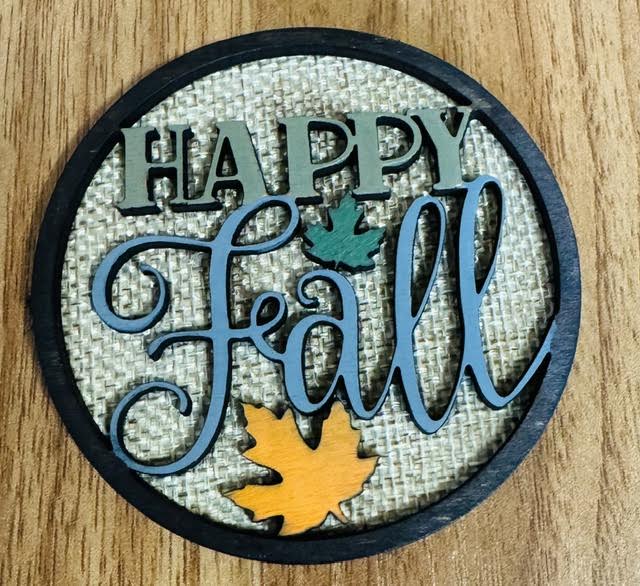 Magnetic Insert Happy Fall (New Style) - CHD