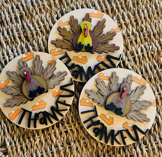 Magnetic Insert - Thankful Turkey - STV