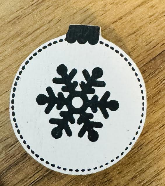 Letterboard Wood Shaped Christmas Ornament - BURLAPITUP