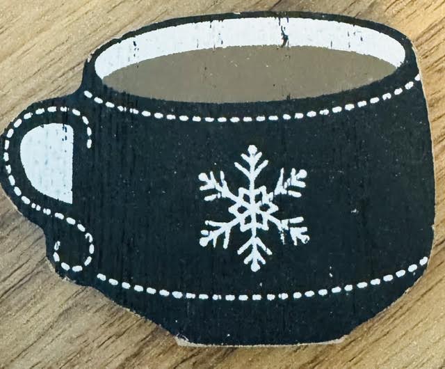 Letterboard Wood Shaped Christmas Hot Chocolate - BURLAPITUP