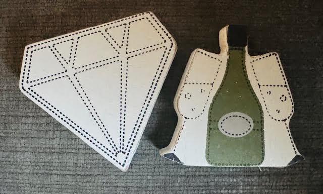 Letterboard Wood Shaped Wedding Tiles - STV