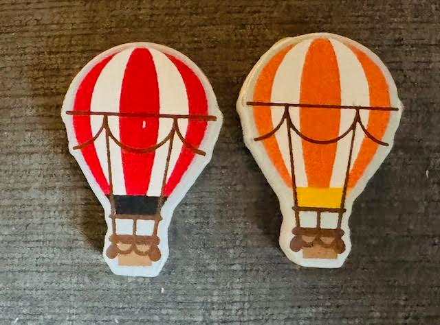 Letterboard Wood Shaped Hot Air Balloons - CHD