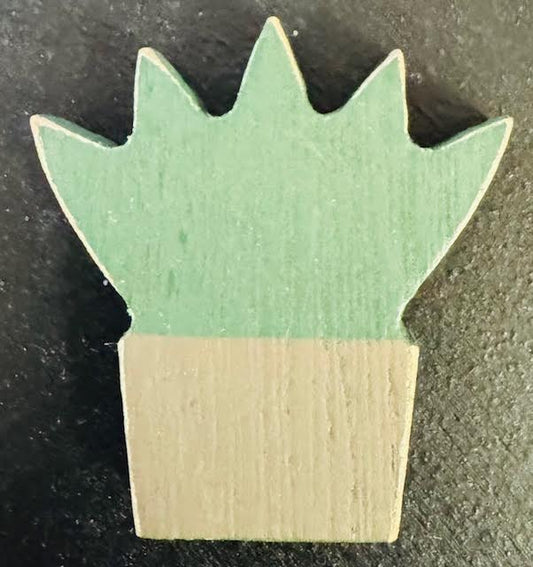 Letterboard Wood Shaped Cactus Tiles - STV