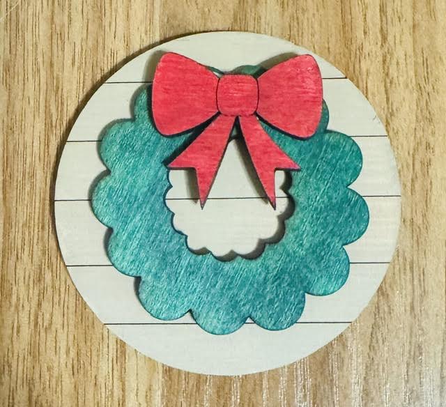 Magnetic Insert - Christmas Wreath - STV