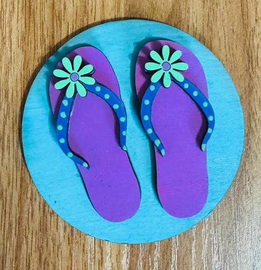 Magnetic Insert Flip Flops - STV