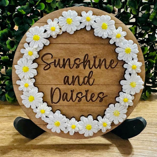 Shelf Sitter/Tray Decor (Daisy Series) - CHD