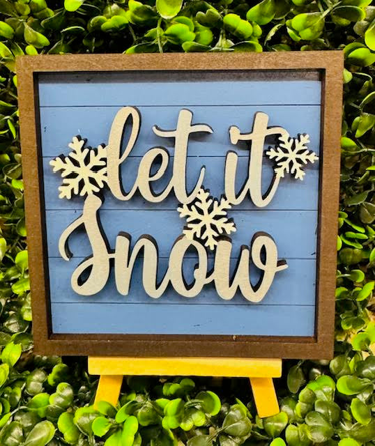 Shelf Sitter/Tray Decor (CHRISTMAS) - STV