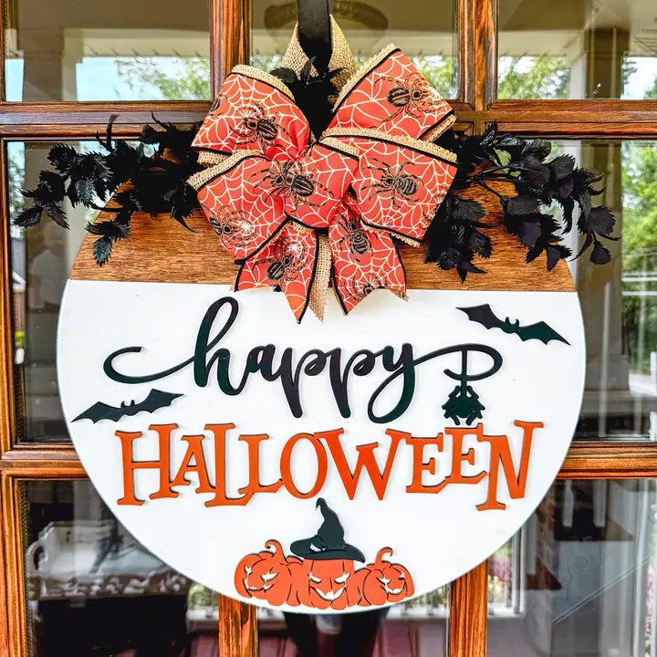 Happy Halloween Wood Sign - STV