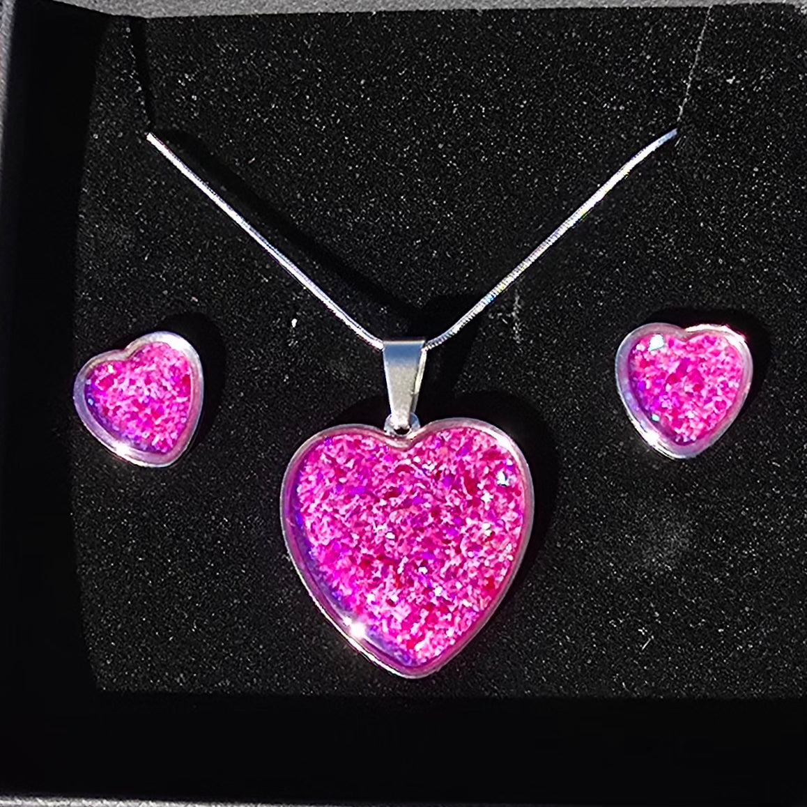 Jewelry Set- Lg Hearts