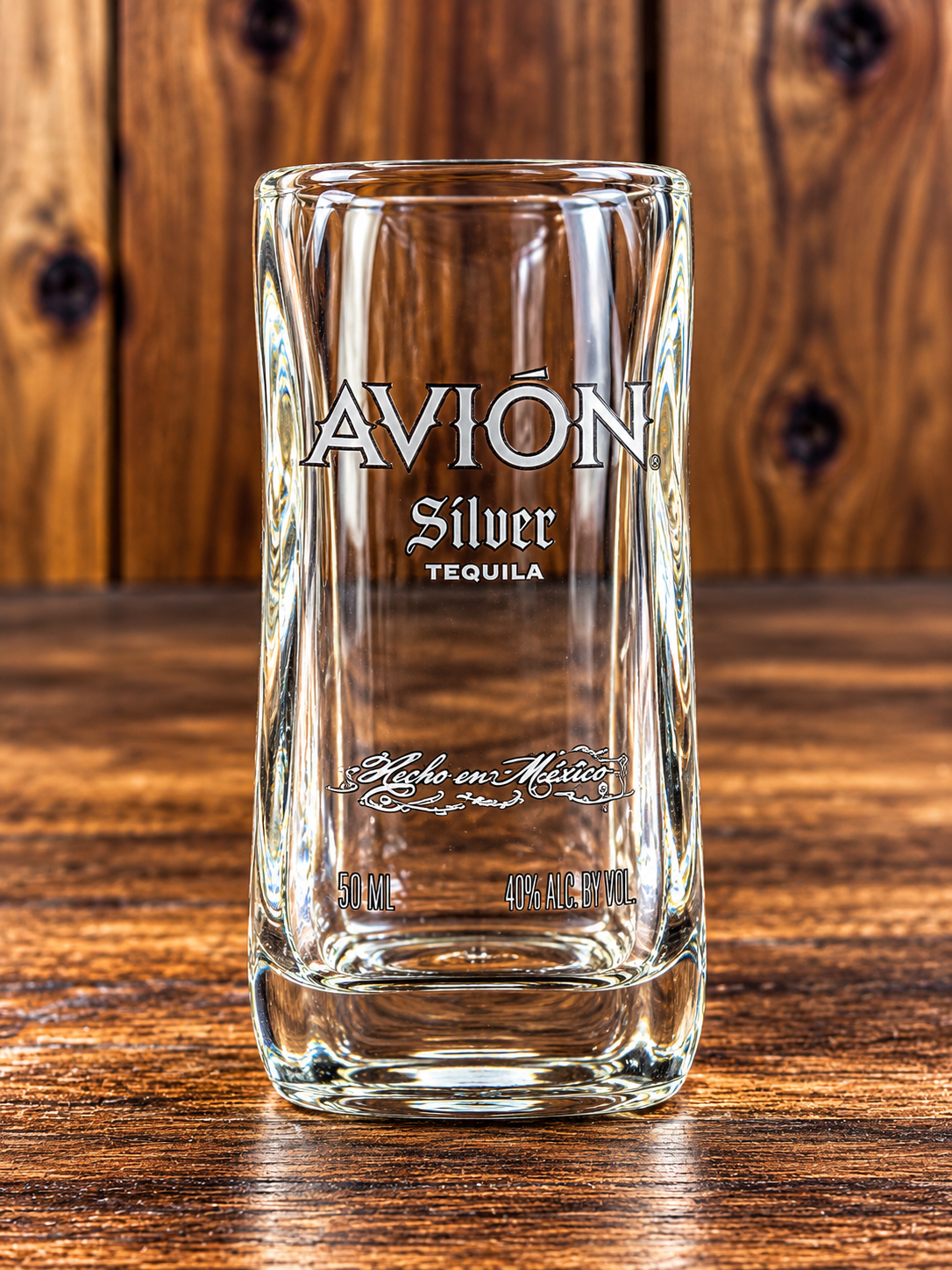 Avión Silver Tequila Upcycled Mini Bottle Shot Glass