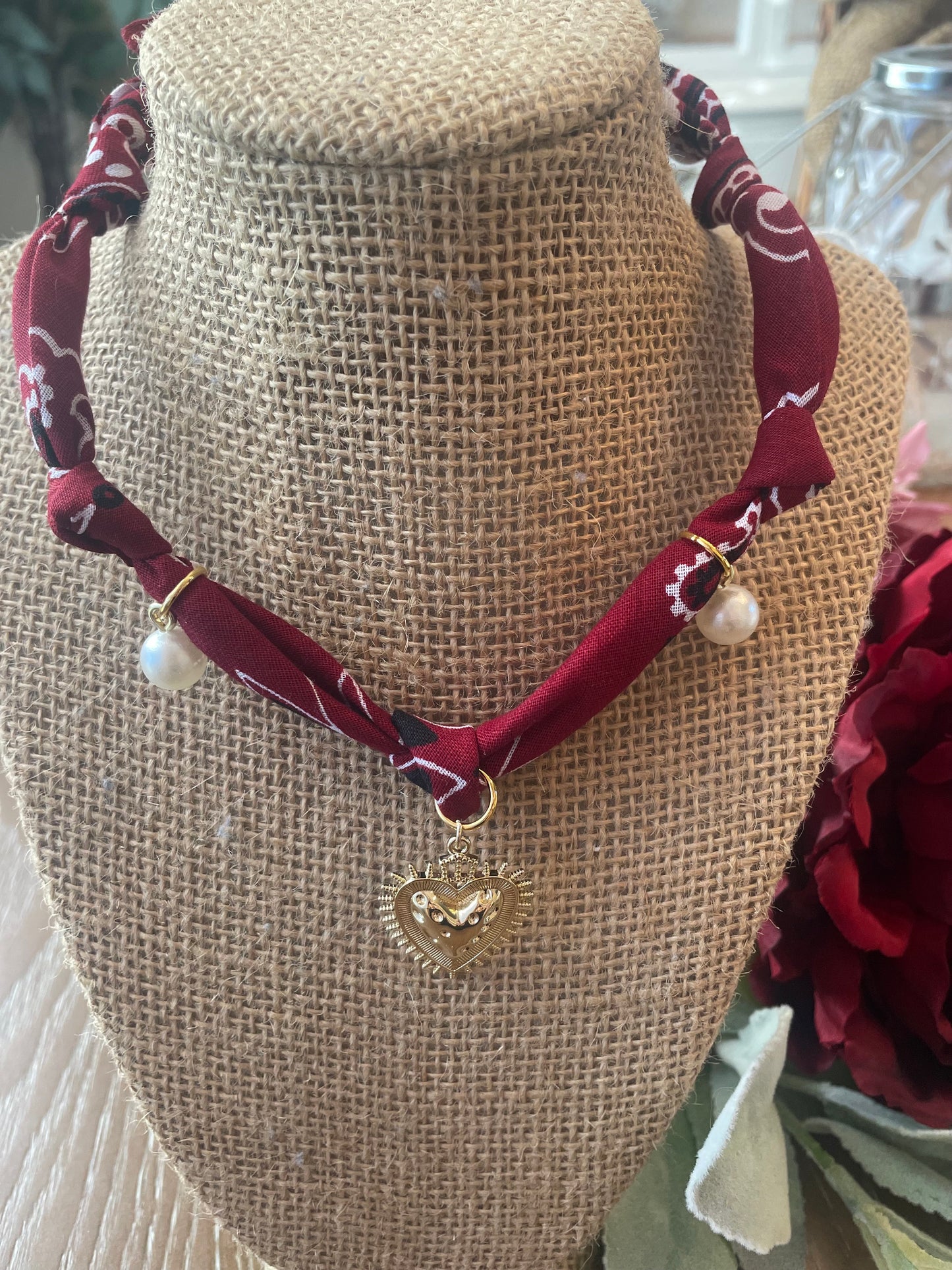 Scarf Necklace - Mimi Co Handmade Jewelry