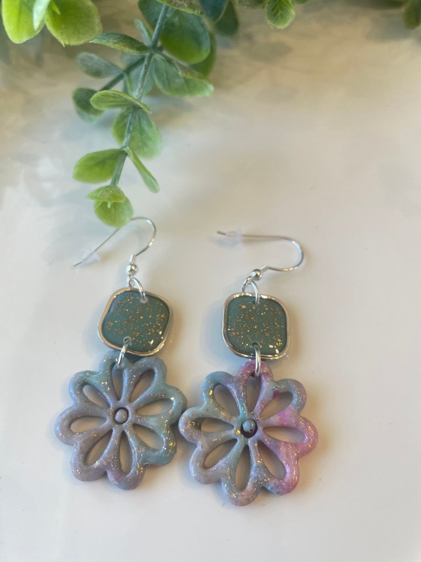 Handmade Polymer Clay Earrings |Sand & Sea - Mimi Co Handmade Jewelry