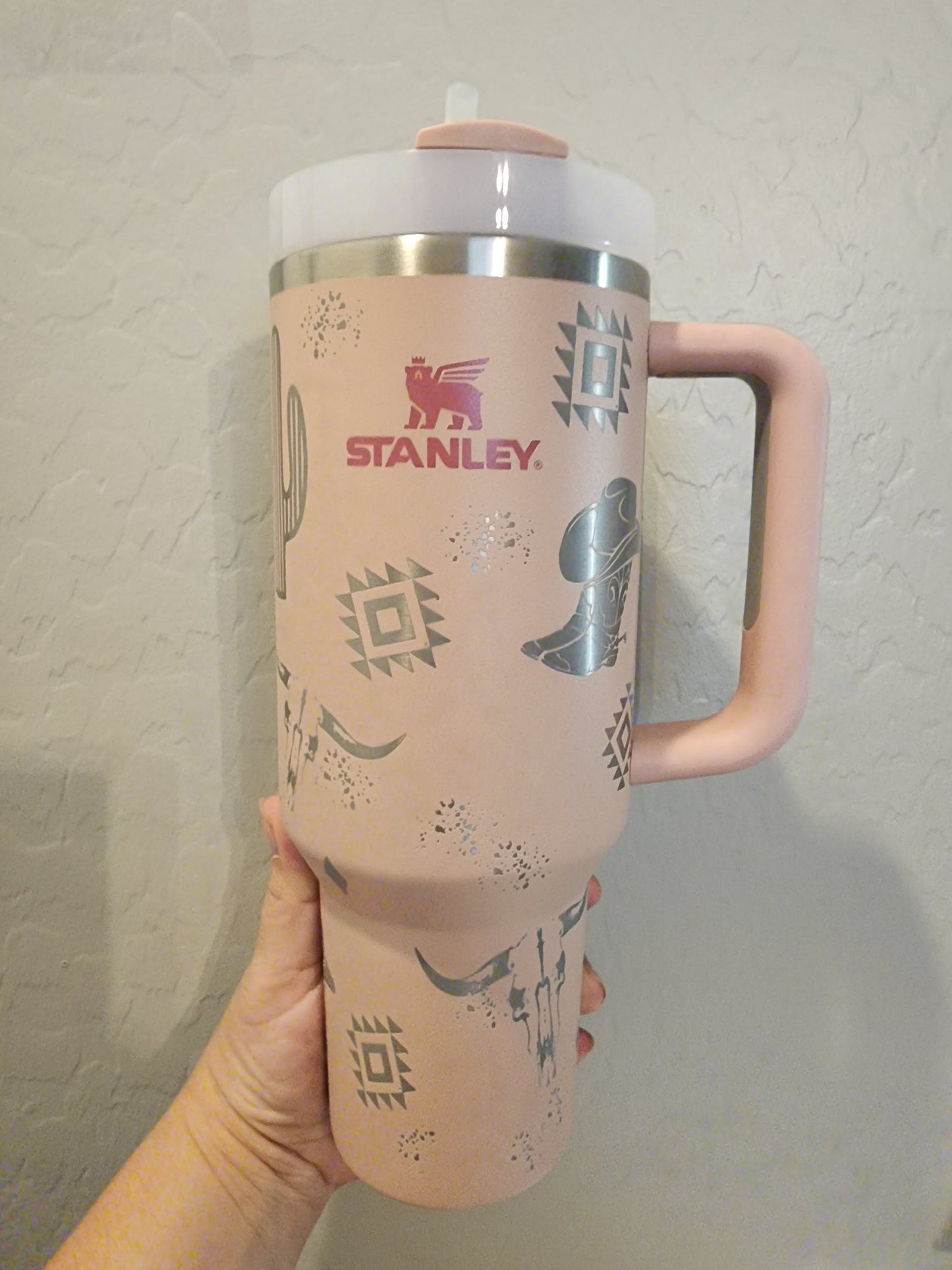 40 OZ Engraved Stanley (Western Babe)
