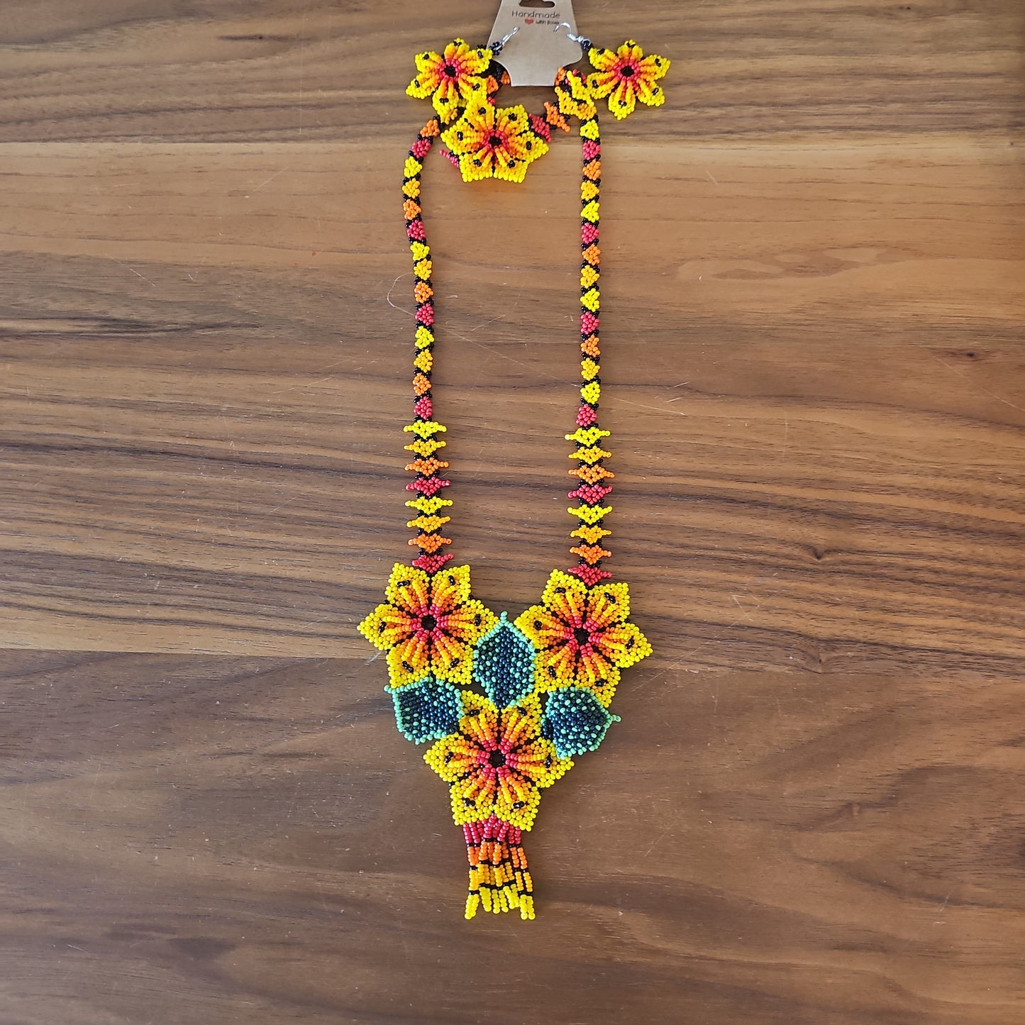 Necklace Huichol 2 Piece SET Long Beaded Necklace @amorfashionshop