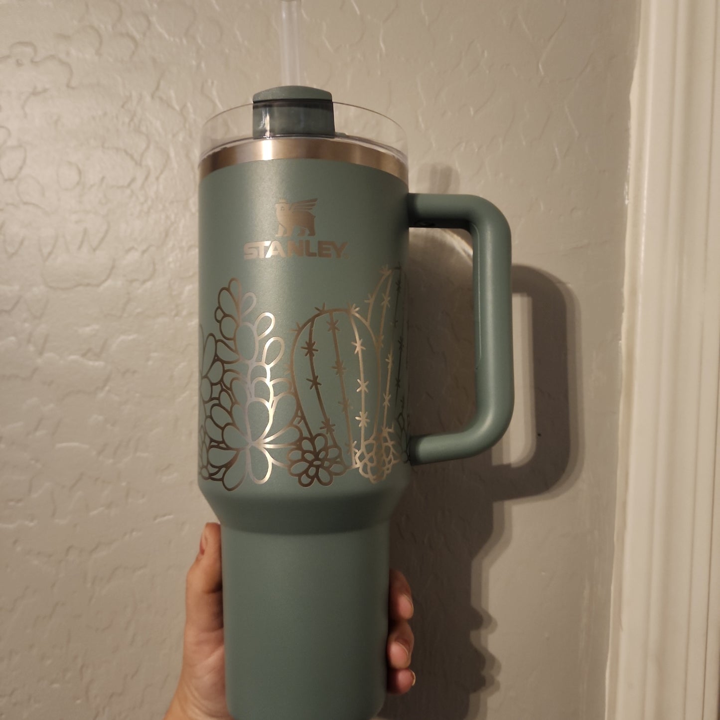 40 OZ Engraved Stanley (OG Cactus)