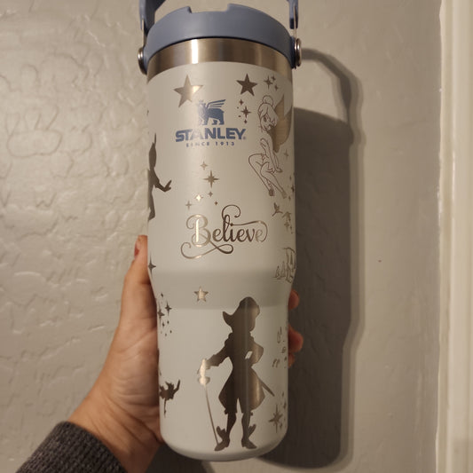 30 Oz Ice flow Stanley Engraved Neverland