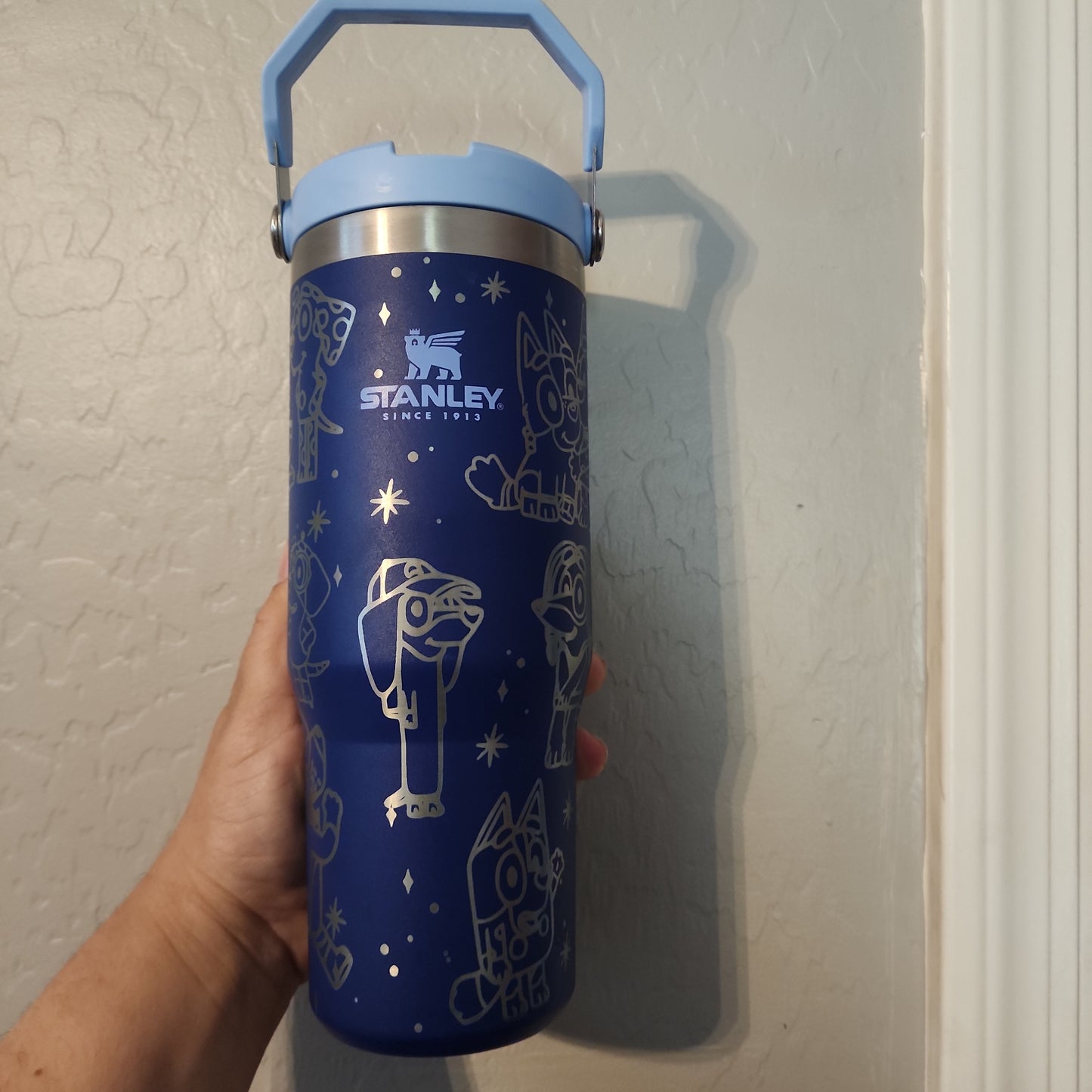 30 OZ Ice Flow Engraved Doggy