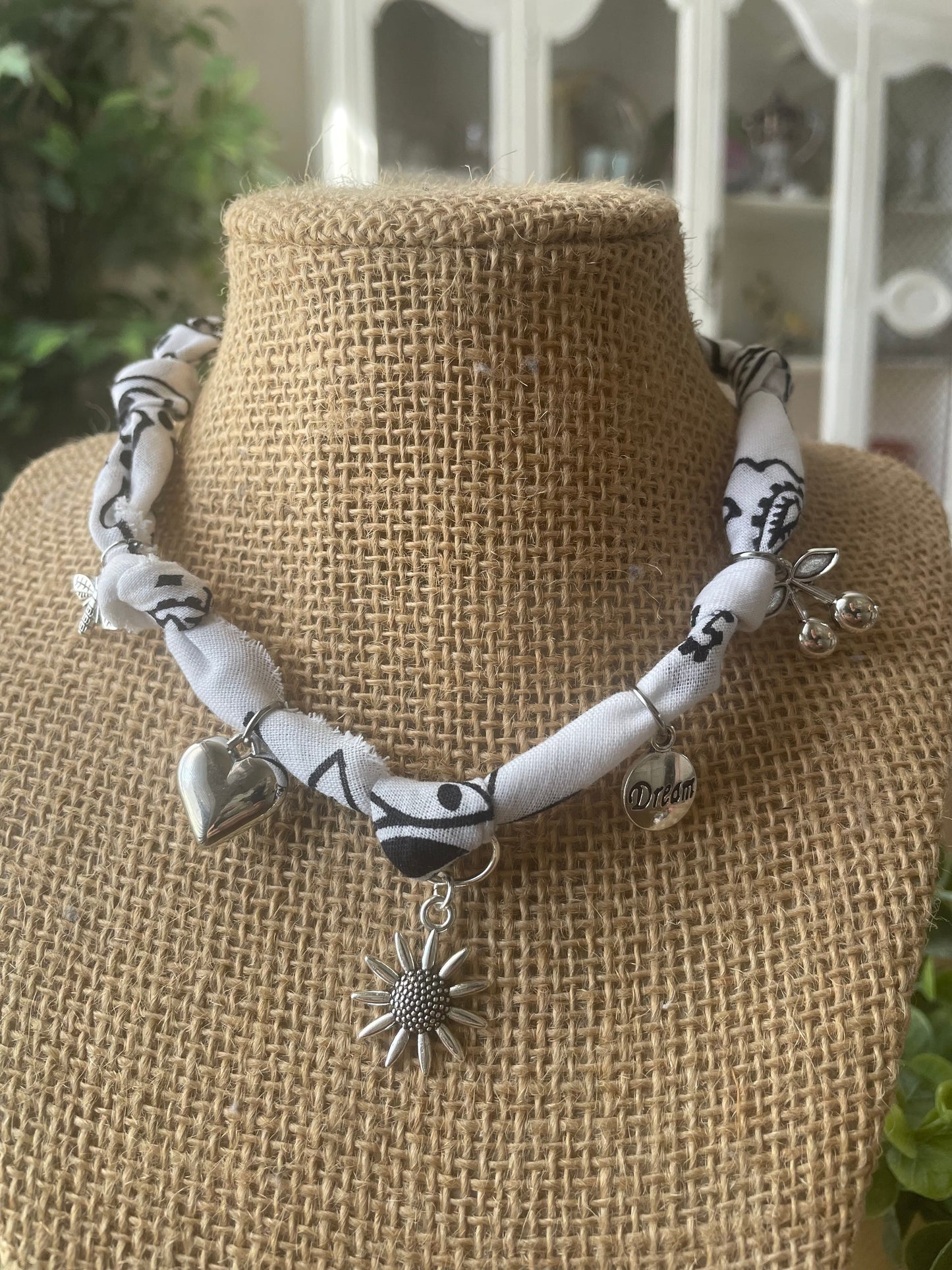 Scarf Necklace - Mimi Co Handmade Jewelry
