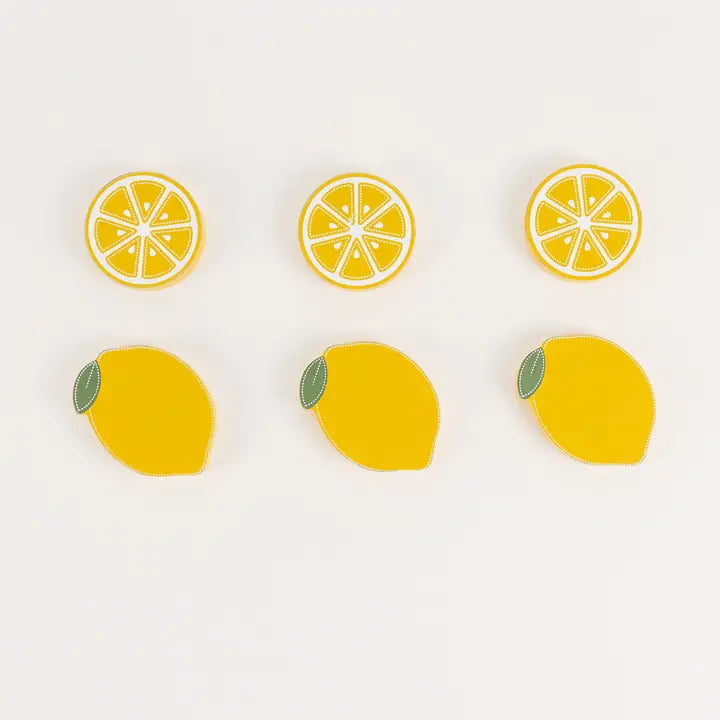 Letterboard Wood Shaped Lemon Tiles - CHD