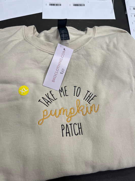 Take me to the pumpkin patch sweatshirt - BKO